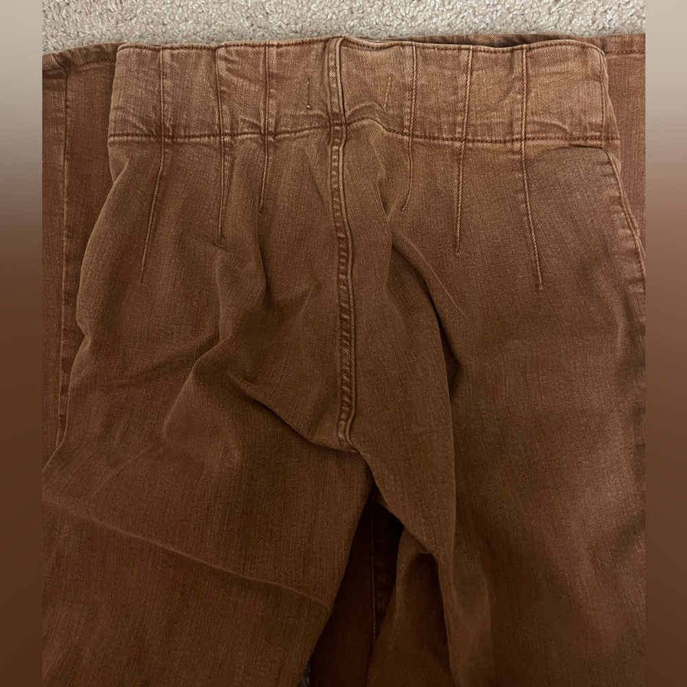 Free People We The Free Jayde Flare Brown Jeans Pants 26 - Picture 5 of 5